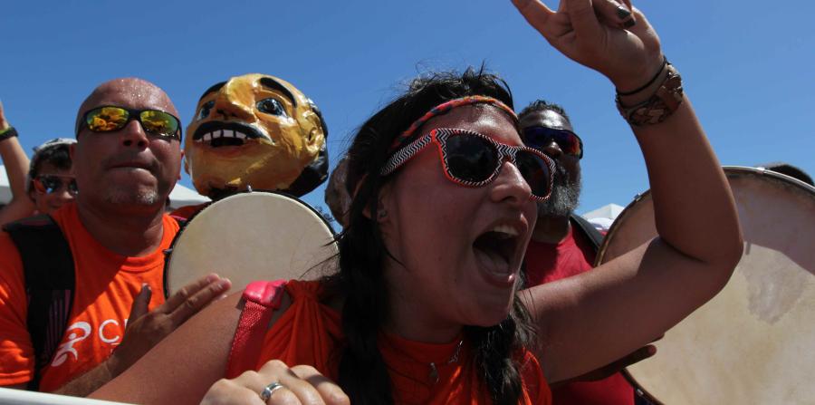 Organizaciones sin fines de lucro protestan frente el Capitolio